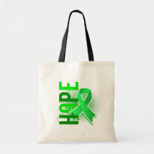 Hope 2 Lymphoma Tote Bags