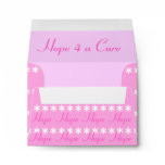 Hope 4 a Cure Snow Girl Envelope