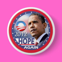 Hope Again / Obama 2012 buttons