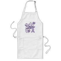 Hope Alzheimers Awareness Apron by AwarenessTeesGifts Hope Alzheimers Awareness Apron