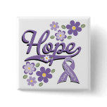 Hope Alzheimer's Awareness Pin buttons