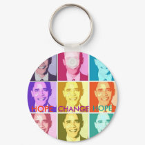 HOPE AND CHANGE BARACK OBAMA KEYRING keychains by funny_tshirt HOPE AND CHANGE BARACK OBAMA KEYRING keychains