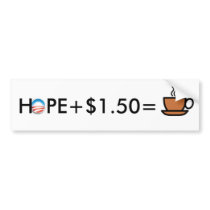 Hope and Change bumper stickers
