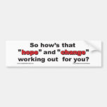 HOPE-AND-CHANGE BUMPER STICKER