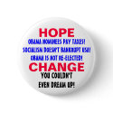 HOPE AND CHANGE! buttons