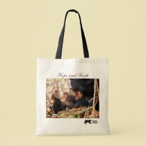 Hope and Faith Tote bags