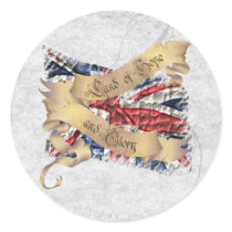 Hope and Glory Round Sticker