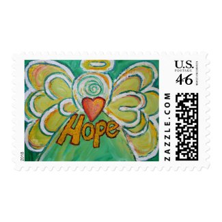 Hope Angel Postage Stamp stamp