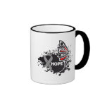 Hope Asthma Awareness Butterfly mugs