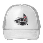Hope Asthma Awareness Butterfly hats