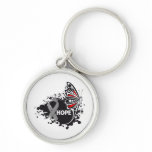 Hope Asthma Awareness Butterfly keychains