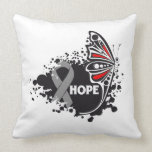 Hope Asthma Awareness Butterfly pillows
