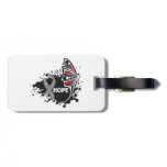 Hope Asthma Awareness Butterfly luggage tags