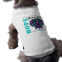 Hope Awareness v2 Domestic Violence Sexual Assault Dog Clothes