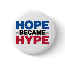 Hope Became Hype - Red and Blue buttons by visualnewbie Hope Became Hype - Red and Blue buttons