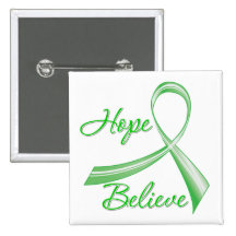 Hope Believe Cerebral Palsy Pinback Button