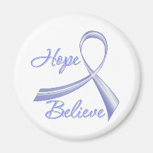 Hope Believe Esophageal Cancer Fridge Magnet