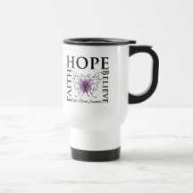 Hope Believe Faith - Crohn's Disease Mugs
