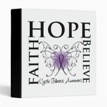 Hope Believe Faith - Cystic Fibrosis Binders