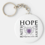 Hope Believe Faith - Leiomyosarcoma keychains