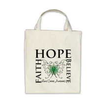 Hope Believe Faith - Liver Cancer Bags