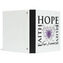 Hope Believe Faith - Lupus Vinyl Binders