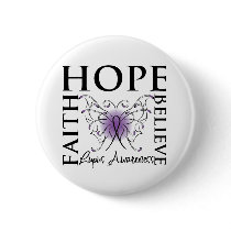Hope Believe Faith - Lupus Button