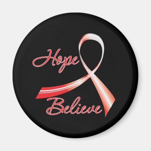 Hope Believe Oral Cancer Magnets