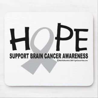 Hope Brain Cancer mousepad