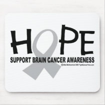 Hope Brain Cancer mousepads