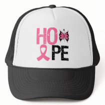 Hope Breast Cancer Awareness Mesh Hats