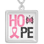 Hope Breast Cancer necklaces