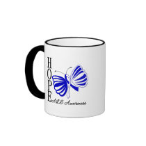 Hope Butterfly ALS Disease Mug