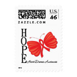 Hope Butterfly Heart Disease postage