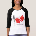 Hope Butterfly Heart Disease Shirt
