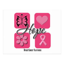 Hope Butterfly Inspires - Breast Cancer Post Cards