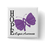 Hope Butterfly Lupus Pin