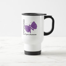 Hope Butterfly Lupus Coffee Mugs