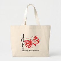 Hope Butterfly Oral Cancer Bag