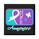 Hope Butterfly Tile Card Domestic Violence Fridge Magnets