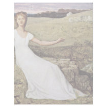 Hope By Puvis De Chavannes, Pierre-Cécile Letterhead Template