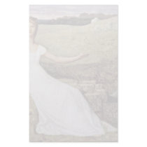 Hope By Puvis De Chavannes, Pierre-Cécile Custom Stationery