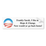 Hope & Change bumper stickers