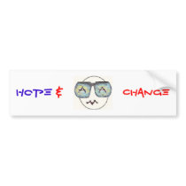 Hope & Change bumper stickers