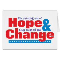 Hope & Change cards by TheAmericanHardt Hope & Change cards