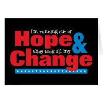 Hope & Change cards by TheAmericanHardt Hope & Change cards