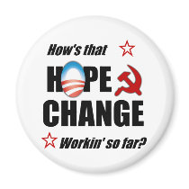 Hope & Change? magnets