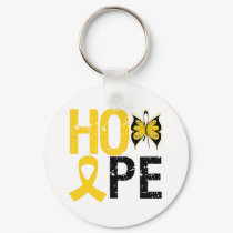 Hope Childhood Cancer keychains
