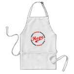 Hope Circular Design Heart Disease Apron