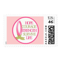 Hope Courage Strength Survive life Stamps